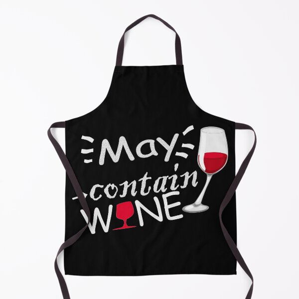 Item preview, Women's and Men's Fitted T-Shirt - May Contain Wine Tasting Wine spirits Drink Birthday Gift - Funny Drinking Gift Tee Shirt designed and sold by serenity sahara.