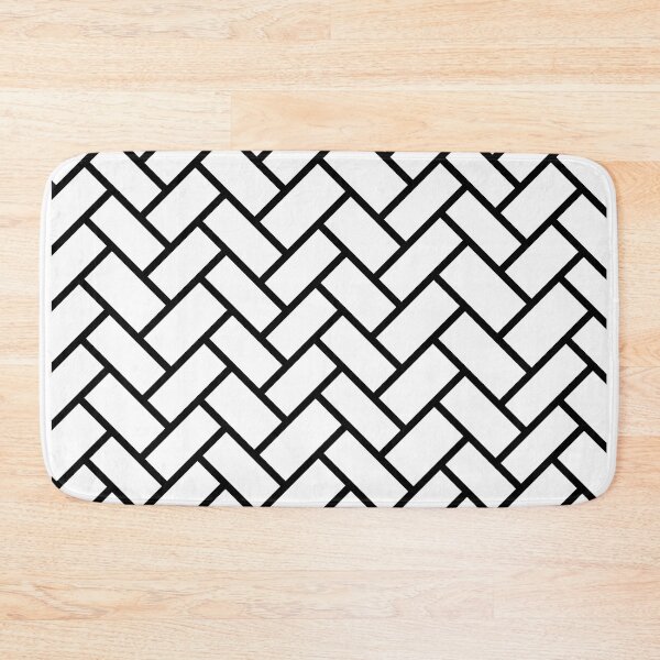 Item preview, Black and white Ojiro - Wagara, Japanese pattern designed and sold by Ukiyograph.