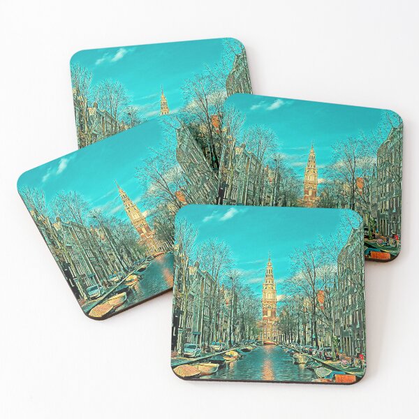 Item preview, Amsterdam Cityscape Picture Art designed and sold by KivancYucel.