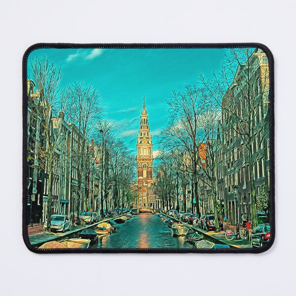 Item preview, Amsterdam Cityscape Picture Art designed and sold by KivancYucel.
