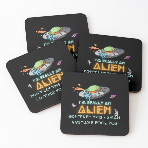 Item preview, I’m really an alien don’t let this human costume fool you Funny Boy & Girl alien clothes  designed and sold by SweetbeStore.