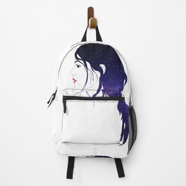 Item preview, Galaxy Woman: galactic haired woman profile designed and sold by Catspeople.