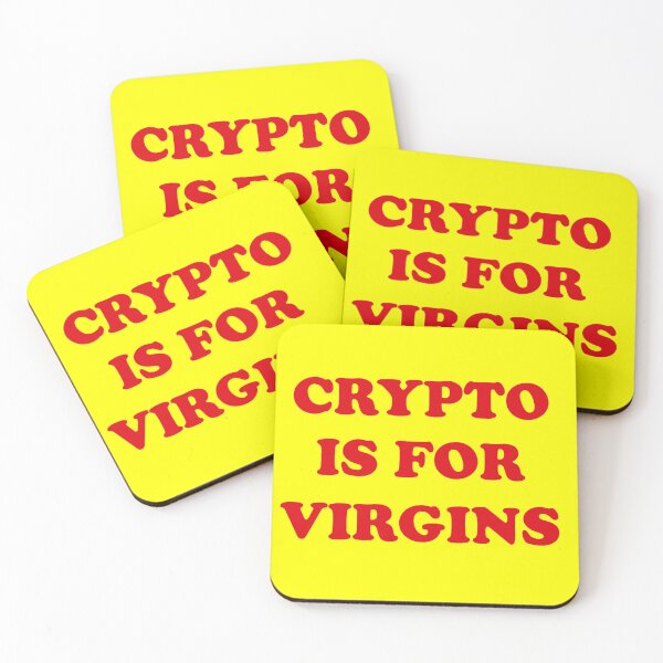 Item preview, Crypto is for Virgins designed and sold by DiamondDistrict.
