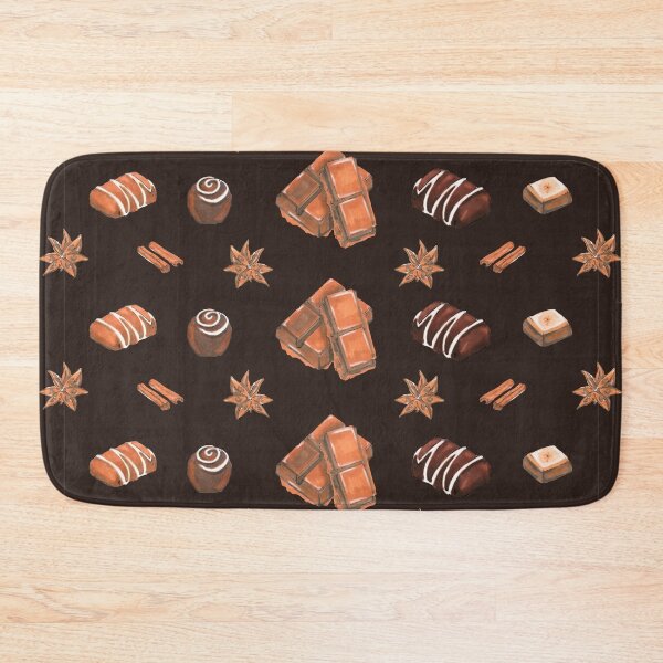 Item preview, Chocolate simple pattern designed and sold by klabukova-y.