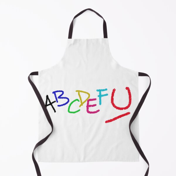 Item preview, Abcdefu colored letters on white background designed and sold by Meo Design.