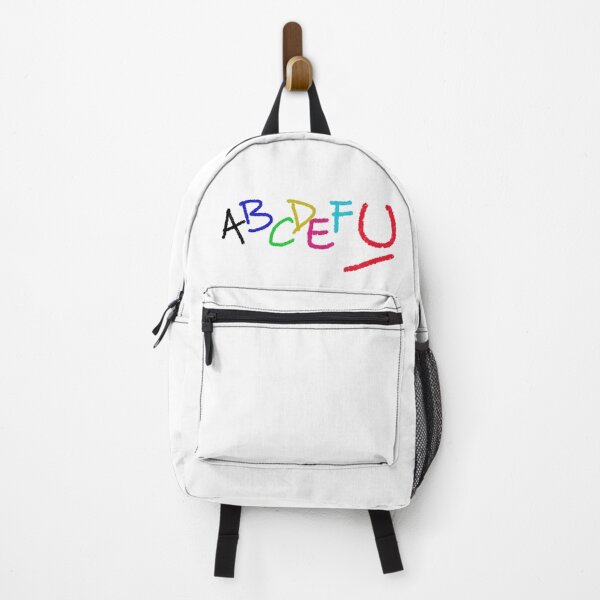 Item preview, Abcdefu colored letters on white background designed and sold by Meo Design.