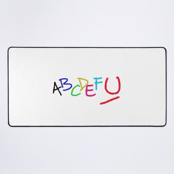 Item preview, Abcdefu colored letters on white background designed and sold by Meo Design.