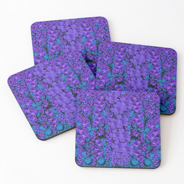 Item preview, paradise forest with vines of colorful flowers designed and sold by Pepita Selles.