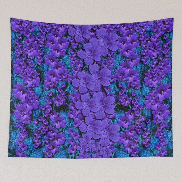 Item preview, paradise forest with vines of colorful flowers designed and sold by Pepita Selles.