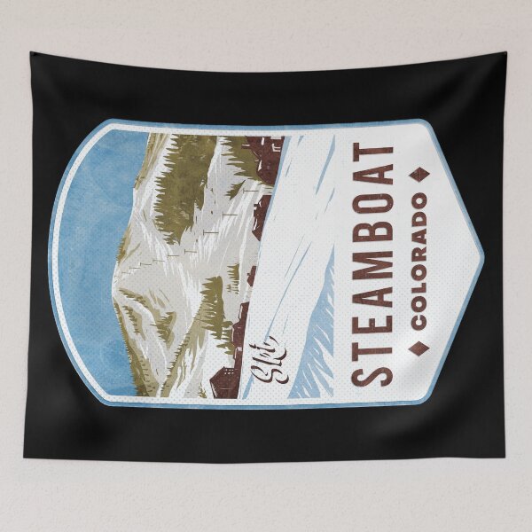 Item preview, Steamboat Colorado Ski Badge designed and sold by JordanHolmes.