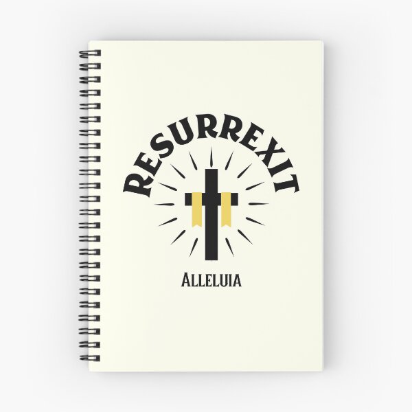 Item preview, Latin Mass Easter Resurrexit He Is Risen Alleluia on Ivory designed and sold by IceCreamMuseum.