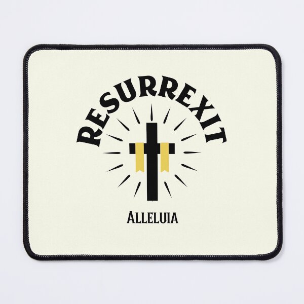 Item preview, Latin Mass Easter Resurrexit He Is Risen Alleluia on Ivory designed and sold by IceCreamMuseum.