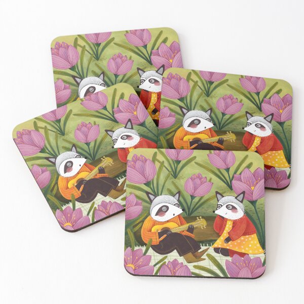 Item preview, Raccoons in Love designed and sold by AnnBelik.