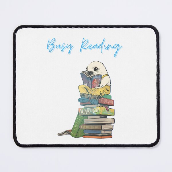 Item preview, Saga Ghus Reading Mask - Readers Unite - Read Books - Busy Reading designed and sold by LawlessApparel.