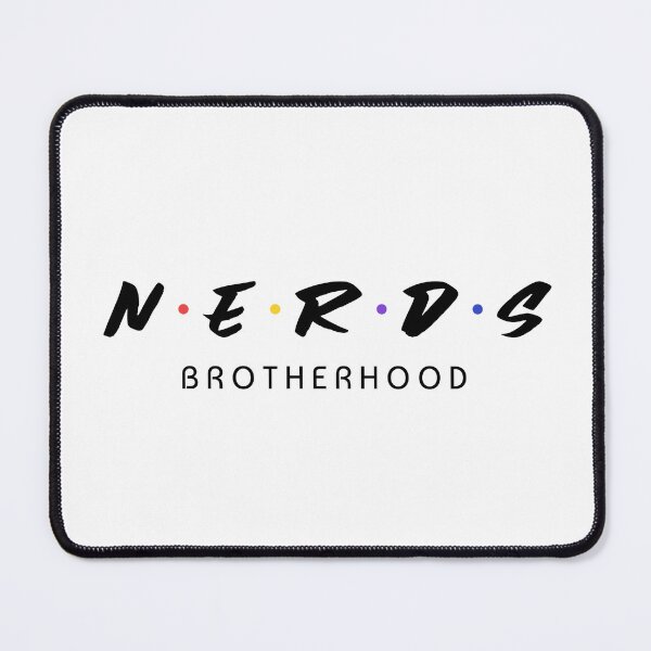 Item preview, Nerds Brotherhood black font designed and sold by NerdnGeekshop.