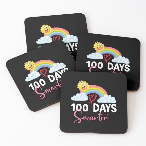 Item preview, 100 Days Smarter Happy 100th Day Of School Rainbow Leopard designed and sold by Beinfashion.