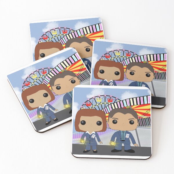 Item preview, scully and mulder on a date at an amusement park  designed and sold by DanaScully0709.