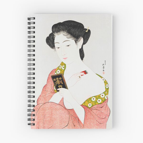Item preview, Woman Applying Powder by Goyō Hashiguchi, 1918  designed and sold by ArtioStudio.