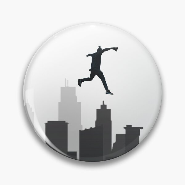 Artikelvorschau, Extremer Parkour schwarz und weiß entworfen und verkauft von SoniaCoteStudio.