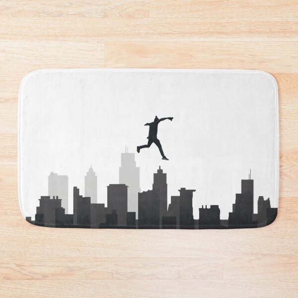 Item preview, Extreme parkour black and white designed and sold by SoniaCoteStudio.