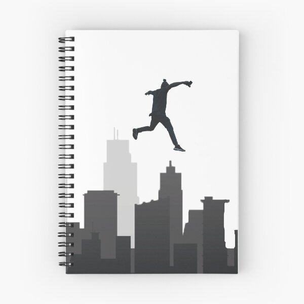 Item preview, Extreme parkour black and white designed and sold by SoniaCoteStudio.