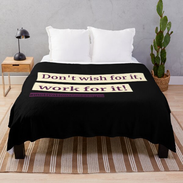 Item preview, Don't Wish For it Work For it! designed and sold by IllustrT.