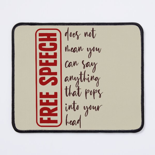 Item preview, Free Speech designed and sold by sandpiperstudio.