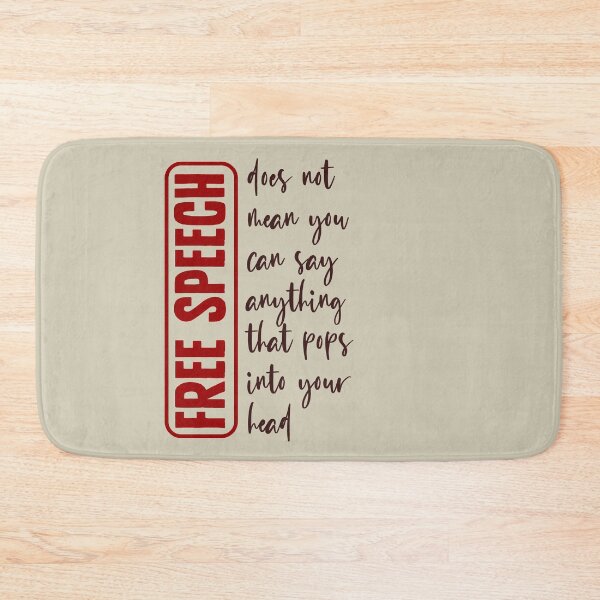 Item preview, Free Speech designed and sold by sandpiperstudio.