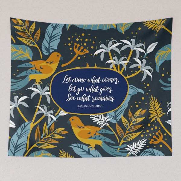 Item preview, Let come what comes, let go what goes. See what remains. - Ramana Maharshi designed and sold by StudioCitrine.