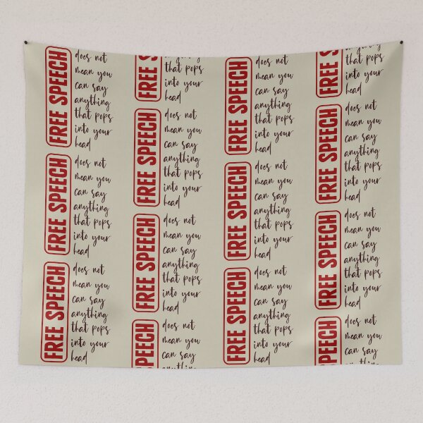 Item preview, Free Speech designed and sold by sandpiperstudio.