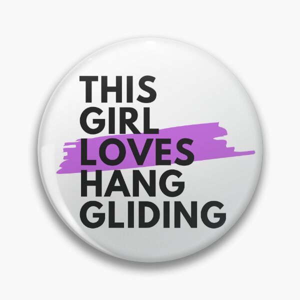 Item preview, This girl loves hang gliding designed and sold by TheGreenGoat.