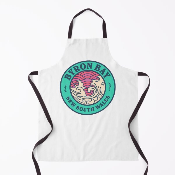 Item preview, Byron Bay Waves Retro Badge designed and sold by modeoftravel.