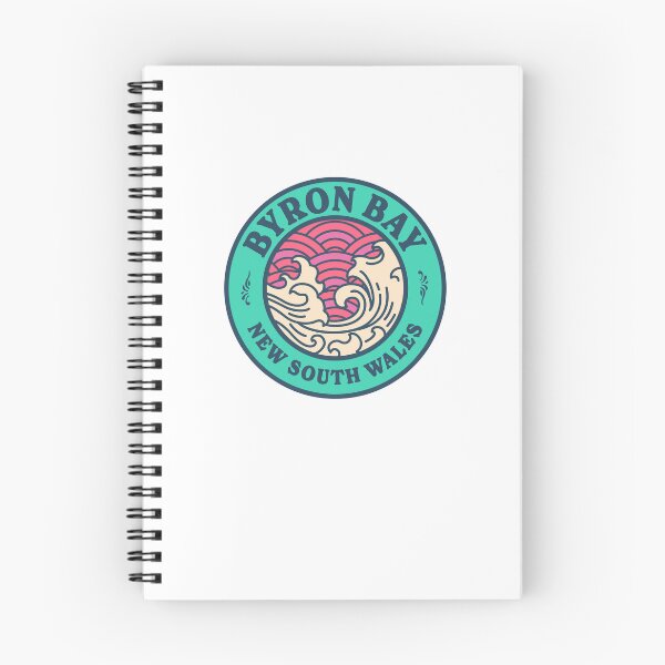 Item preview, Byron Bay Waves Retro Badge designed and sold by modeoftravel.
