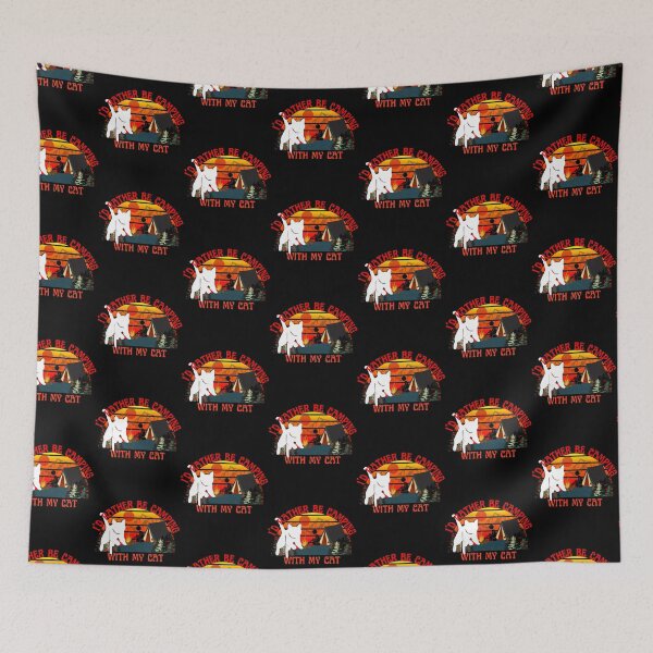 Item preview, Id Rather Be Camping With My Cat, Id rather be camping, Camping with my cat designed and sold by Rally-Girl.