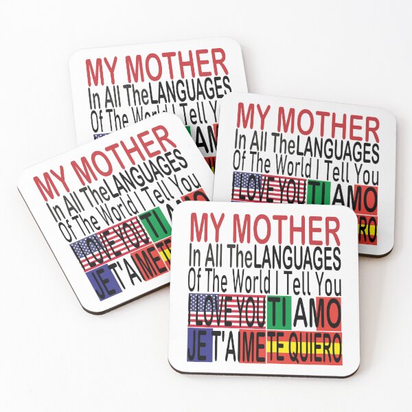 Item preview, funny, My Mother In All The Languages Of The Word I Tell You I Love You  designed and sold by SAJASHOP23 ★★★★★.
