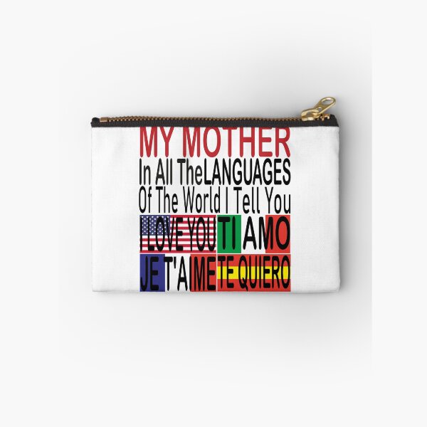 Item preview, funny, My Mother In All The Languages Of The Word I Tell You I Love You  designed and sold by SAJASHOP23 ★★★★★.