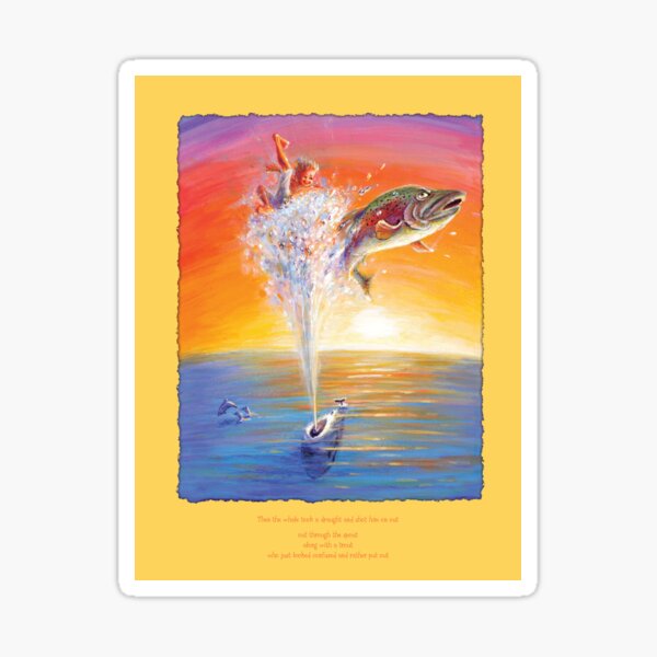 Man From Space whale spout 2 Sticker
