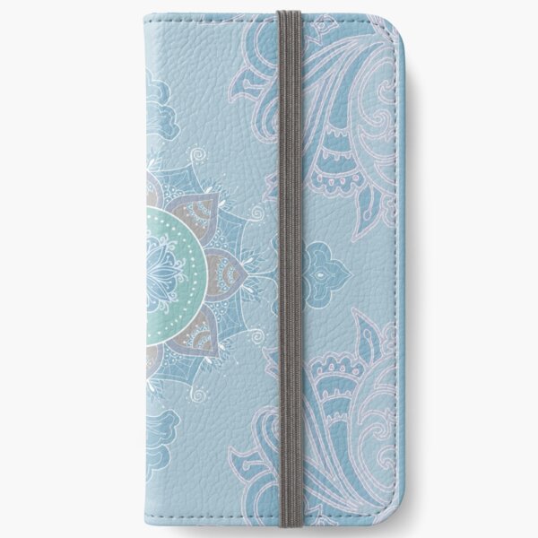 Vishuddha 5th Chakra mandala iPhone Wallet