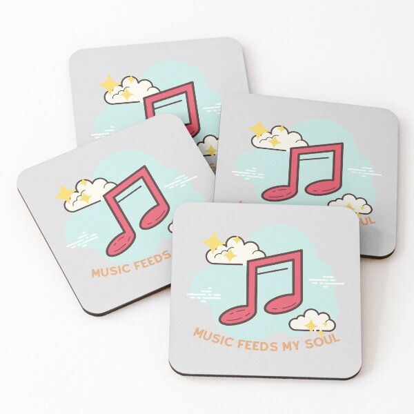Item preview, Music Feeds My Soul - Musical Notes Pattern designed and sold by Avani01.