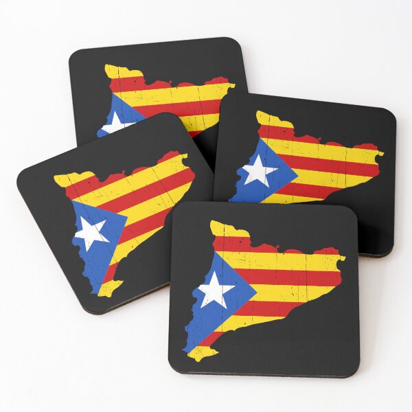Item preview, The Map & Flag of Catalonia designed and sold by Happy Puppy Print On Demand.