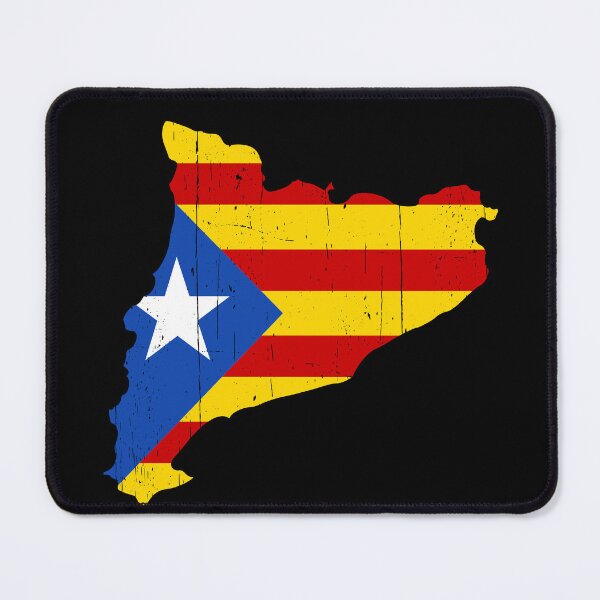 Item preview, The Map & Flag of Catalonia designed and sold by Happy Puppy Print On Demand.