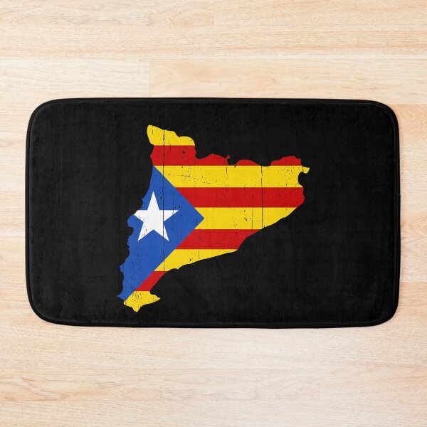 Item preview, The Map & Flag of Catalonia designed and sold by Happy Puppy Print On Demand.