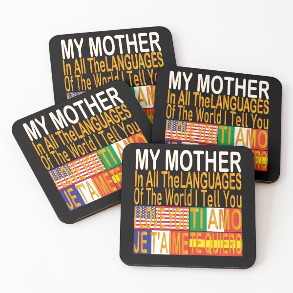 Item preview, funny, My Mother In All The Languages Of The Word I Tell You I Love You, mother's day designed and sold by SAJASHOP23 ★★★★★.