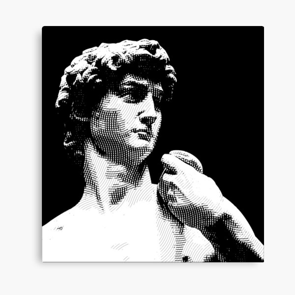 Item preview, Sculpture of David by Michelangelo, classic art, with dollar effect or engraved effect, renaissance, designed and sold by DALIO666.