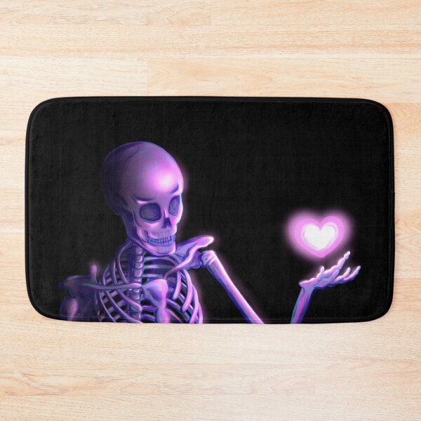 Item preview, Skeleton + Glowing Heart designed and sold by strawberrypizza.