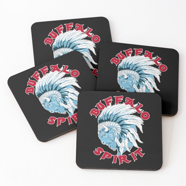 Item preview, Buffalo Spirit Animal | American Bison With Indian Headdress designed and sold by TMBTM.