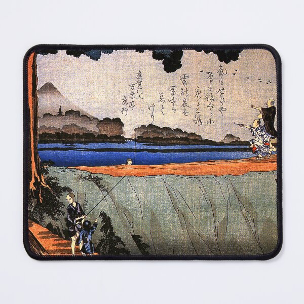 Item preview, Mount Fuji from the Sumida River embankment - Utagawa Kuniyoshi (c.1842) designed and sold by Geraldo Garcia.
