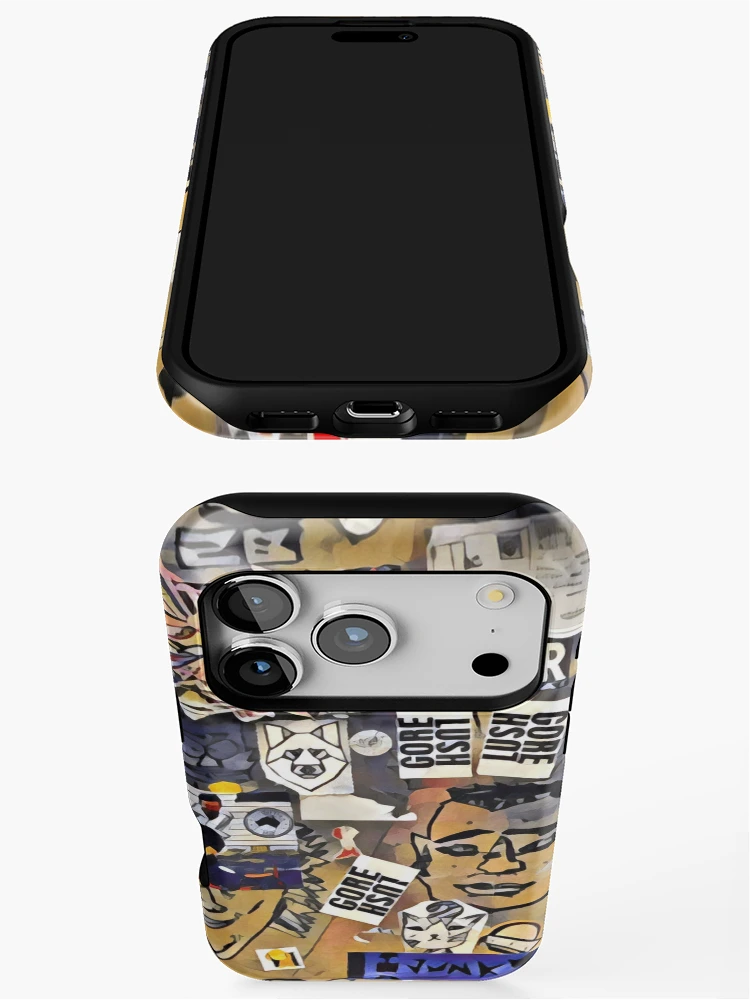 Thumbnail 3 of 4, iPhone Case, Melbourne Wall designed and sold by RandaRubyRed.