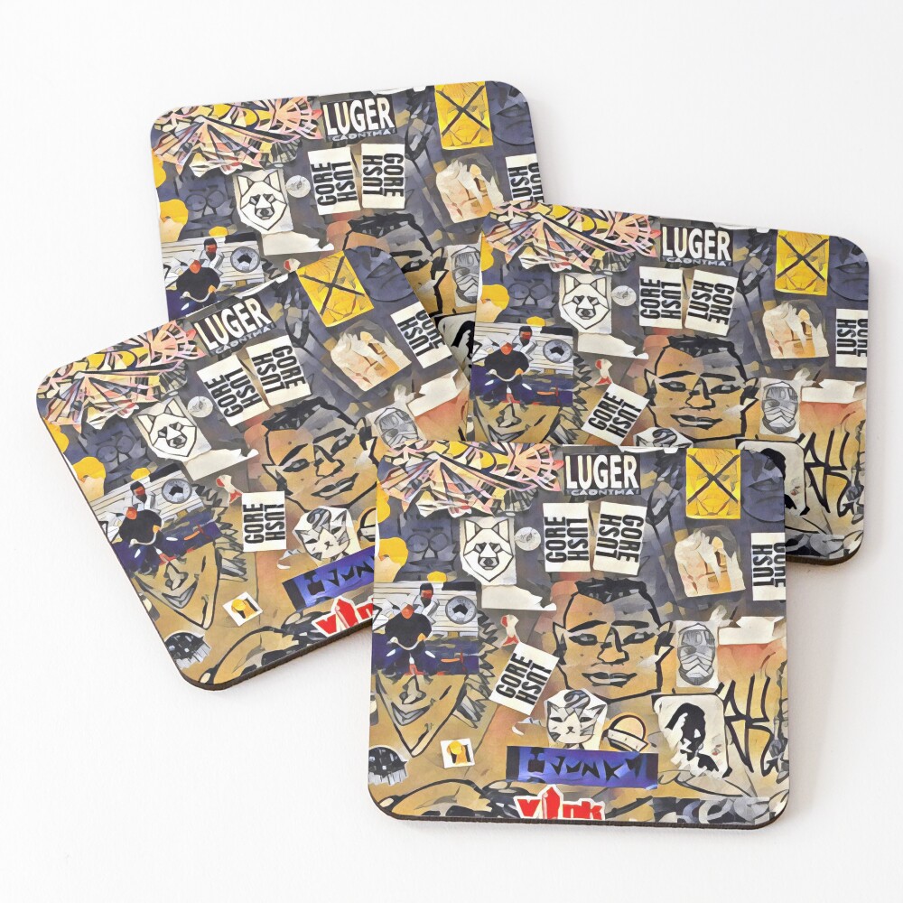 Item preview, Coasters (Set of 4) designed and sold by RandaRubyRed.