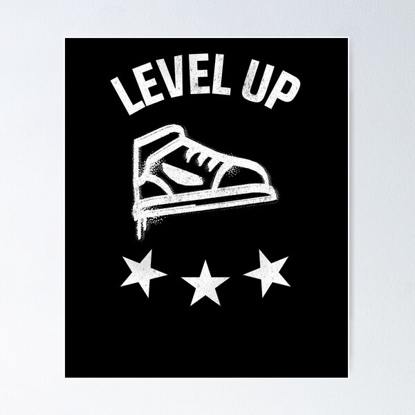 Artikel-Vorschau von Level Up Sneaker-Spiel, designt und verkauft von tsanwo.